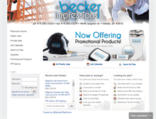 Tablet Screenshot of beckerplanroom.com